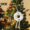 Cute Doll Pendants for Christmas Trees Fluffy Hanging Ornaments, Small Wreath/Tree Plush Pendant, Winter Xmas Niche Party Scenery Tree Decoration New