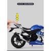 1:12-масштабная модель Suzuki GSX-R1000R из сплава, гоночный мотоцикл, литая под давлением уличная модель мотоцикла повышенной проходимости, высокая имитация, детская игрушка в подарок