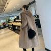 Women's Artificial Fur Coat Women's Autumn And Winter Loose Plush Thickened Hooded  Coat