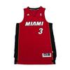 Баскетбольная майка NBA Wade Heat 3 Swingman Fan Edition с V-образным вырезом, без рукавов, унисекс, 7912A-3B6-K9549