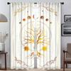 Плотные шторы для комнаты, 2 панели, Дерево жизни, современные шторы для гостиной, украшение на Хэллоуин, тюль для спальни, дома