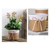 Easy To Use Plant Pot Paper Rope Braided Woven Basket Braided Flower Pot  for Indoor Outdoor Plants