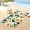 Cute Dino Space Pattern Beach Towel Beach towel quick-drying for travel outdoor sports jogging beach and swimming