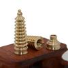 Craft Handcraft Tower Model Statue Pagoda Tower Figurines Wenchang Tower Desktop Ornaments