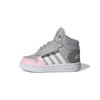 Neo Hoops 2.0 Mid Color Block Durable Mid-Top Walking Shoes Baby Shoes Gray Pink GZ7779