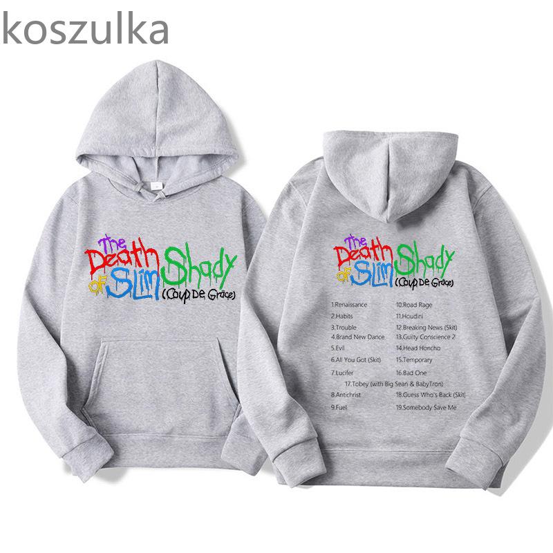 Eminem Houdini Tobey Hoodie The Death Of Slim Shady Fans Harajuku Pullover Tops Sweatshirt Autumn Wint Unisex Fashion Streetwear