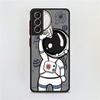 Симпатичный матовый чехол Astronaut для Samsung Galaxy S22 S20 S21 FE S10 S9 Plus S8 Capa Note 20 Ultra 10 Lite Phone Fundas