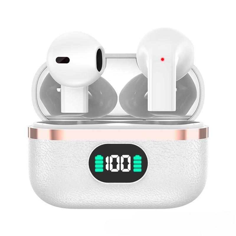 Xiaomi TWS In-Ear Design Earphones Premium Leather Wireless Earbuds Digital Display Mic Ideal Companion for Sports Music Player