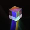 Funny Mixing Color Cube Sun Catcher Rainbow Crystal Cubes Optical Dispersion Prism  Office