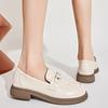 Loafers Women's British Style Small Leather Shoes Women's Shoes Small Fragrant Style Single Shoes