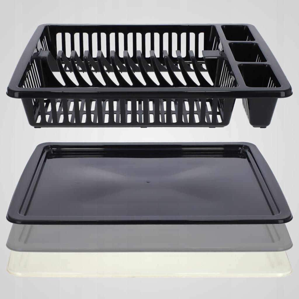 KADAX Сушилка для посуды Подставка для столовых приборов Поддон Одноуровневая