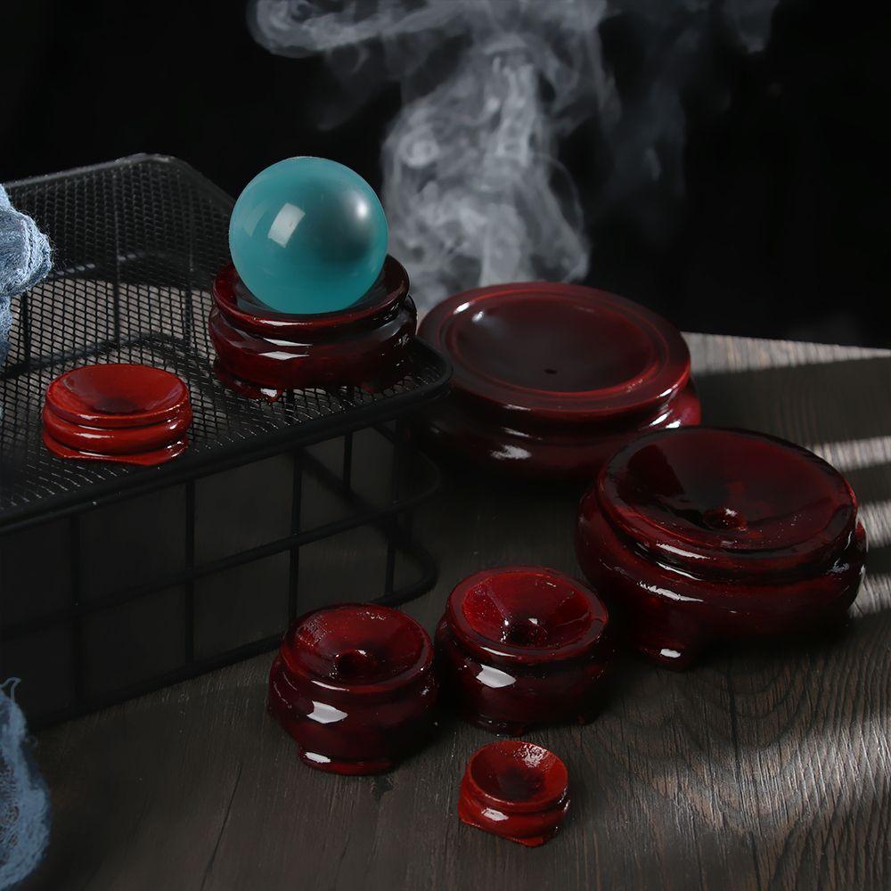 Фиксированное Сиденье Домашнее Украшение Деревянная Подставка Миниатюрная Подставка для Дисплея Основа для Хрустального Шара Пьедестал для Статуи