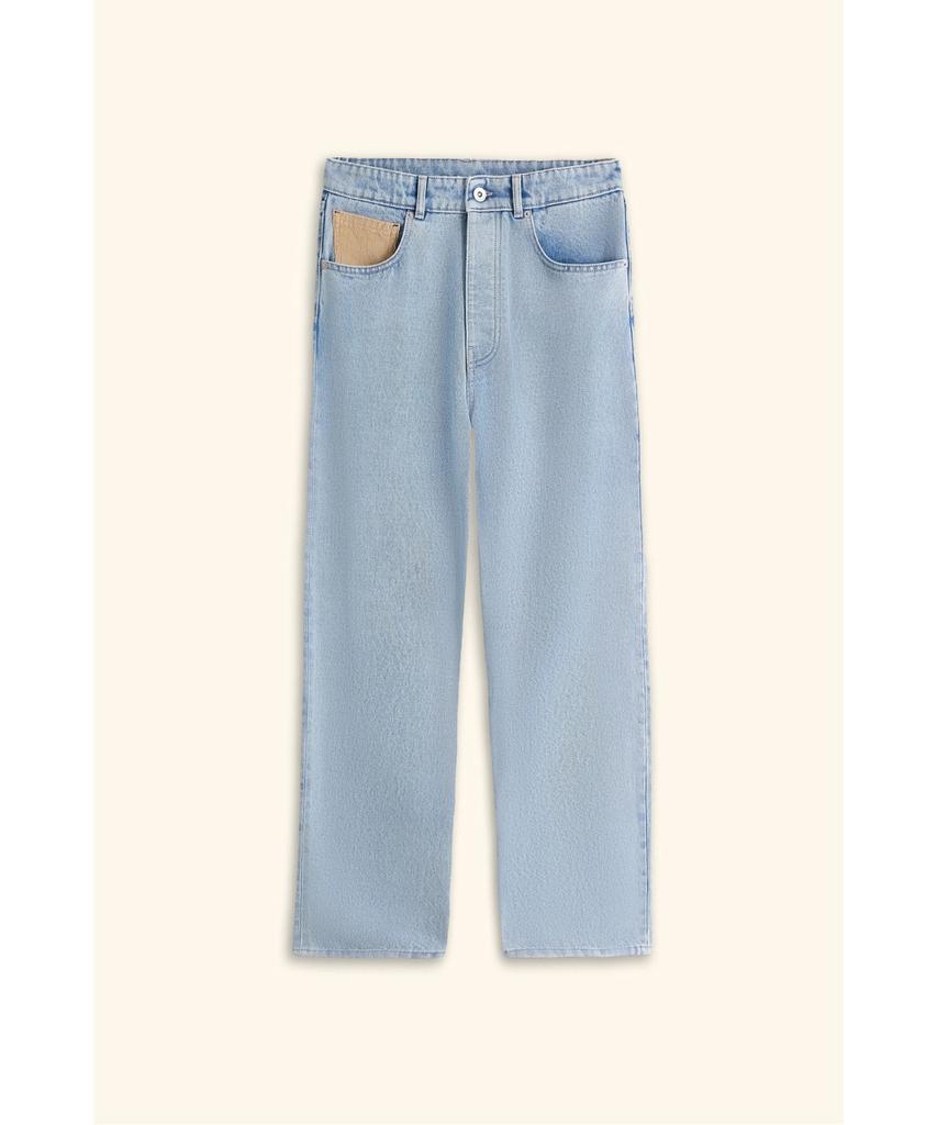 DROLE DE MONSIEUR Washed Denim Pants Le Jean Dlav D0Pds26001Bul