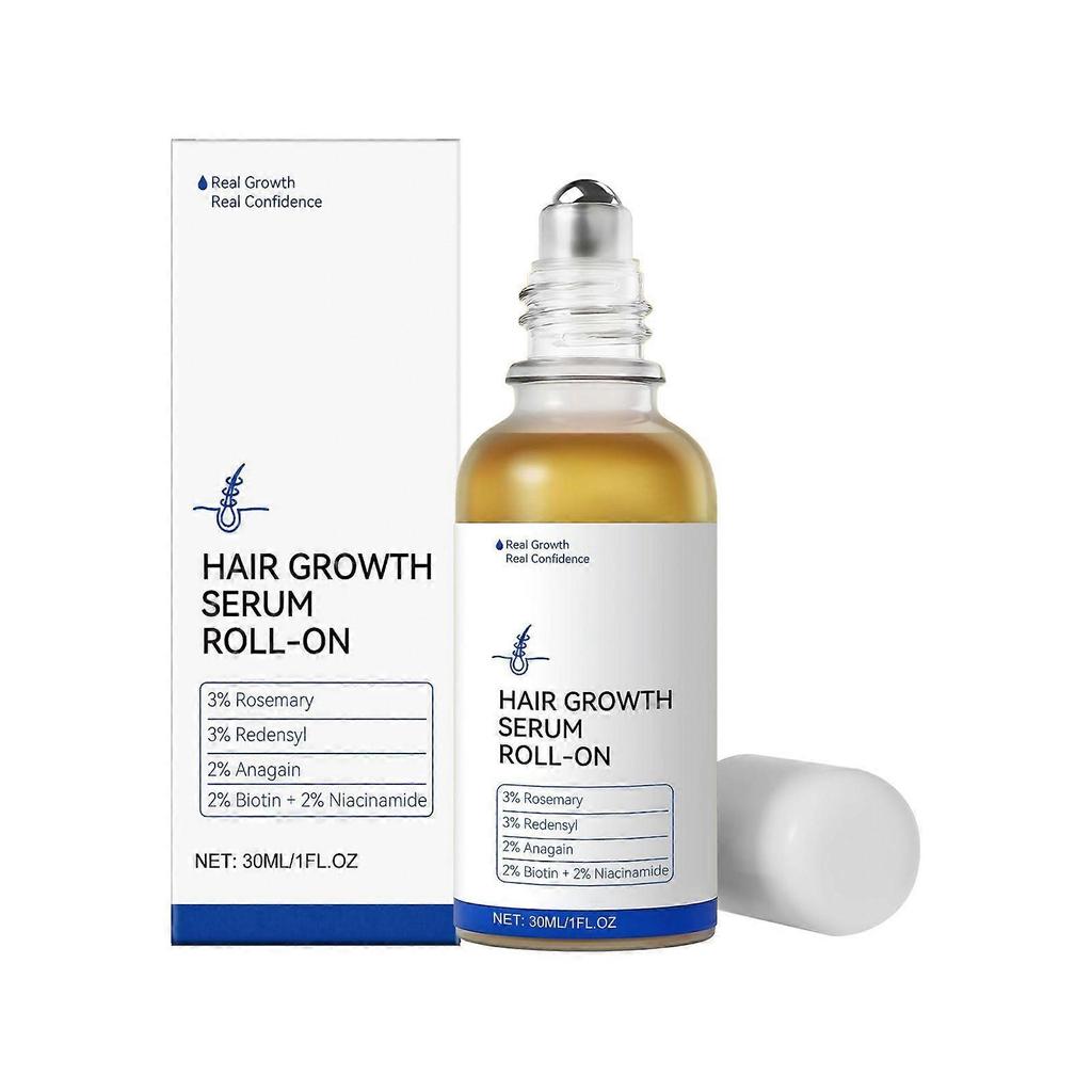 Moisturizing hair care roller ball essence gently cares for the scalp and nourishes the scalp. The roller ball design makes the hair shiny and