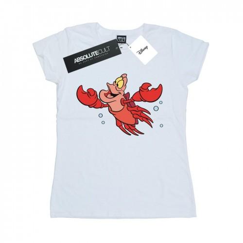 Disney Womens/Ladies The Little Mermaid Sebastian Bubbles Cotton T-Shirt