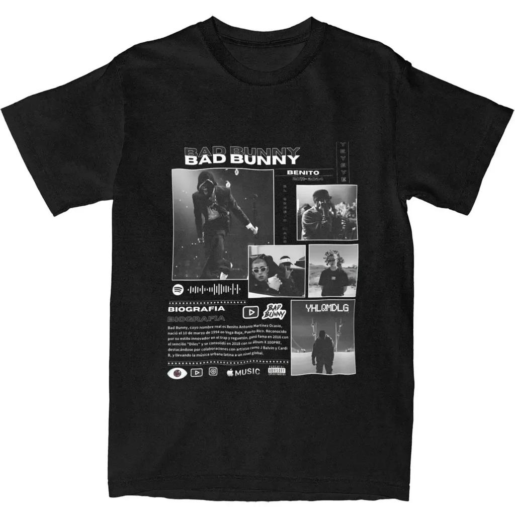 DTMF with Bear Cartoon Debi Tirar Mas Fotos Printing Bad Bunny Hippe Women T Shirt Summer T Shirts Cotton Tshirt for Men Top Tee
