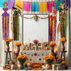 6 PCS Day of The Dead Sugar Skull Hanging Decorations, Dia De Los Muertos Decorations Mexican Fiesta Halloween Party Supplies for Ofrenda Altar Home