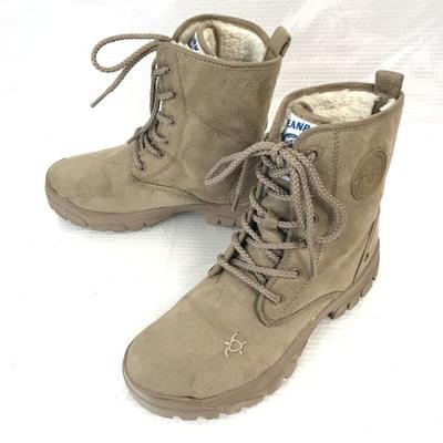 Ocean Pacific Теплая подкладка Мутоновые короткие ботинки 23.0 Бежевый(ИСПОЛЬЗОВАЛ)