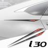 2 шт. автомобильные наклейки ТПУ автомобильные аксессуары para auto для Hyundai i10 i20 i30 i40
