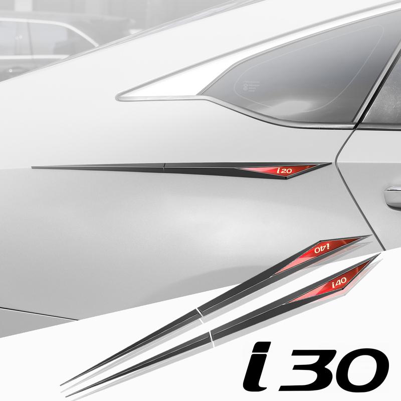 2 шт. автомобильные наклейки ТПУ автомобильные аксессуары para auto для Hyundai i10 i20 i30 i40