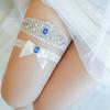 SLBRIDAL Сексуальная кружевная цветочная хрустальная стразы жемчуг свадебный подвязка для чулок свадебное бедро нога подвязка кольцо для женщин/девушек/невест
