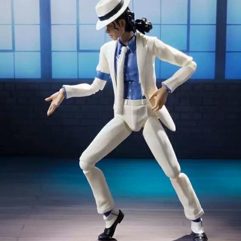 MJ - Майкл Джексон Гладкий Преступник Лунная Походка Фигурка Модель Игрушки MJ Триллер С шарнирами Движущаяся Памятная Фигурка Рождественский Подарок