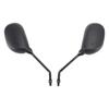 Rear View Mirror Pair Black For Yamaha YBR 125 YBR125 Handlebar Screw-in Fit