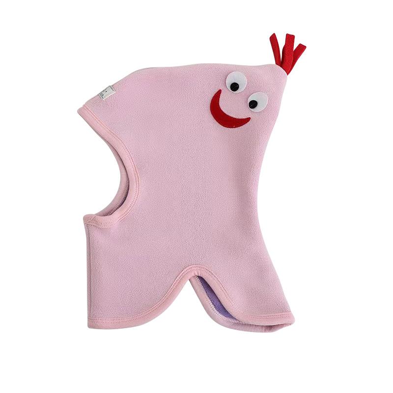 Милая детская шапка-чепчик, шарф, цельный мягкий флис, осень-зима, детские шапки-бини, теплые уши, защита шеи, детская кепка с героями мультфильмов