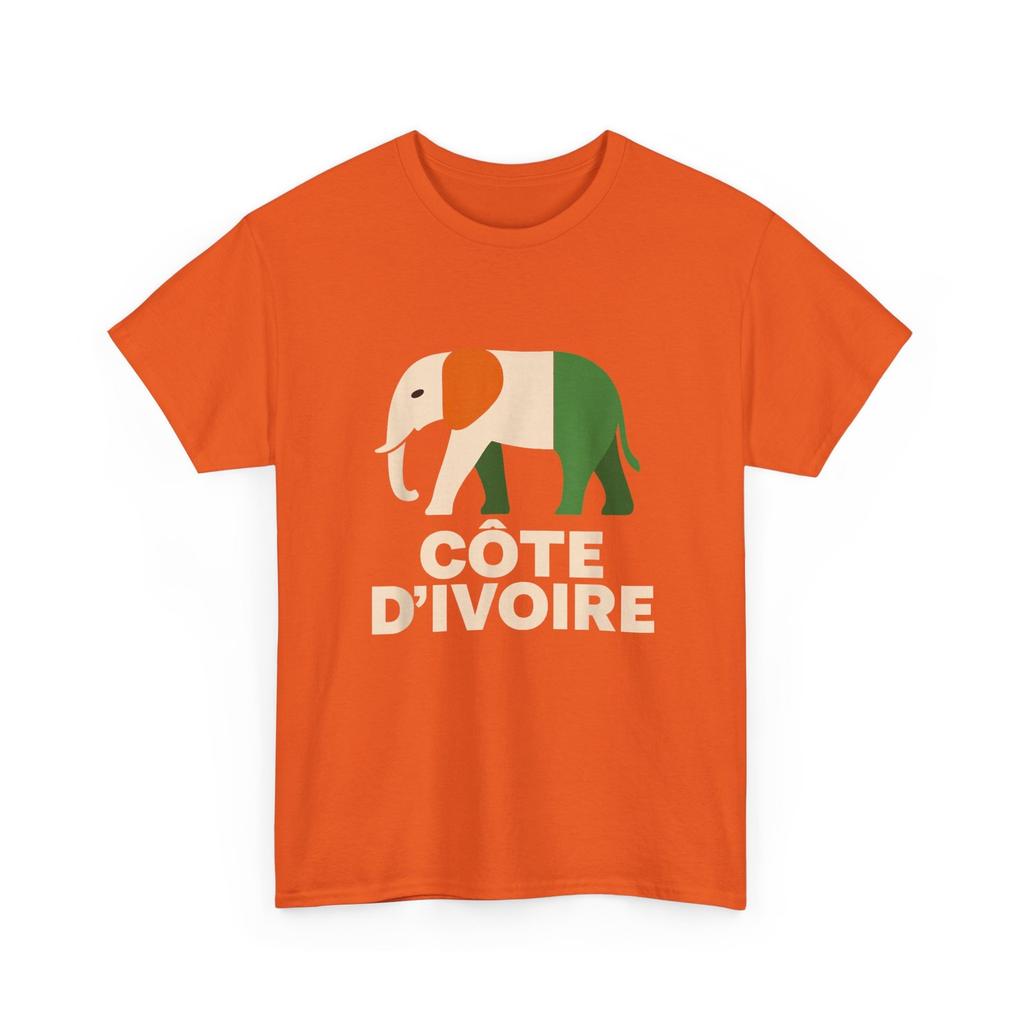 Ivory Coast Elephant Shirt, Côte d’Ivoire Flag Ivorian Soccer Fans T-Shirt