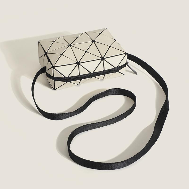 Miyake 2024 женская сумка-мессенджер с геометрическим узором и ромбами Cupid, небольшой квадратный универсальный дизайн