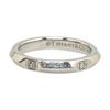 Tiffany & Co. True Band Letter Engraved Platinum Diamond Ring Women rings Silver 7TFZ3SWVMPLM0BD5