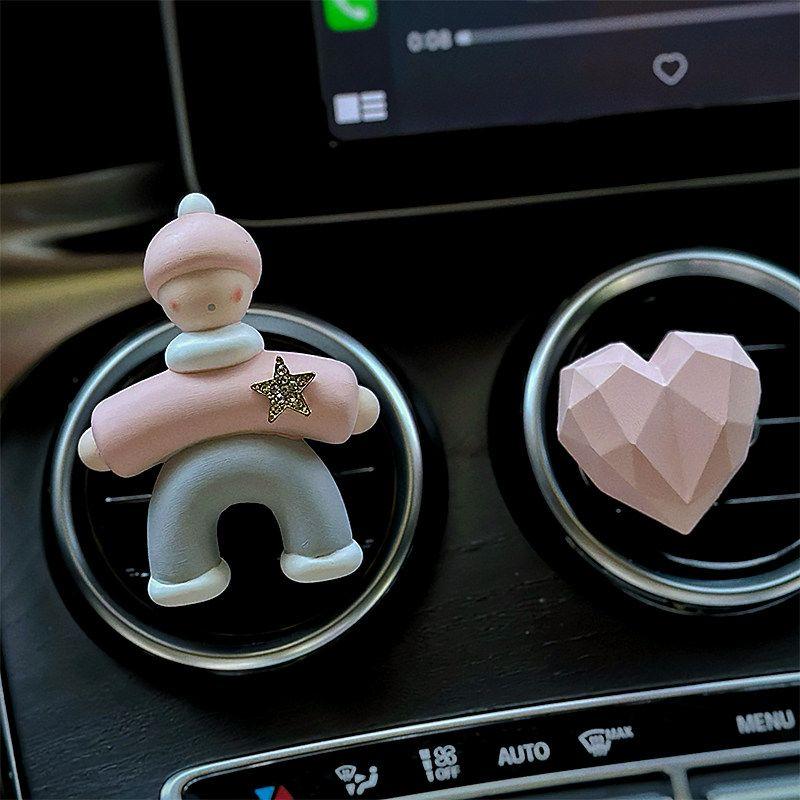 2024 New Arrival Creative Car Aromatherapy Perfume Car Vent Decoration Fragrant Stone Car Interior Decoration Ornament Gift