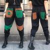 Patchwork Pocket Loose Denim Pants Women Vintage Streetwear Harem Jeans Female 2023 Autumn High Waist Female Trousers