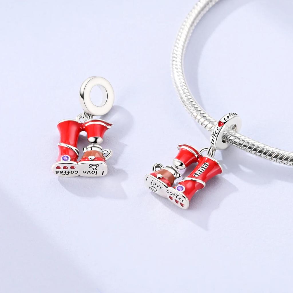 New In Copper Trinket Butterfly Charms Beads Jewellery Fit Original Bracelet Diy For Woman Jewelry Gift