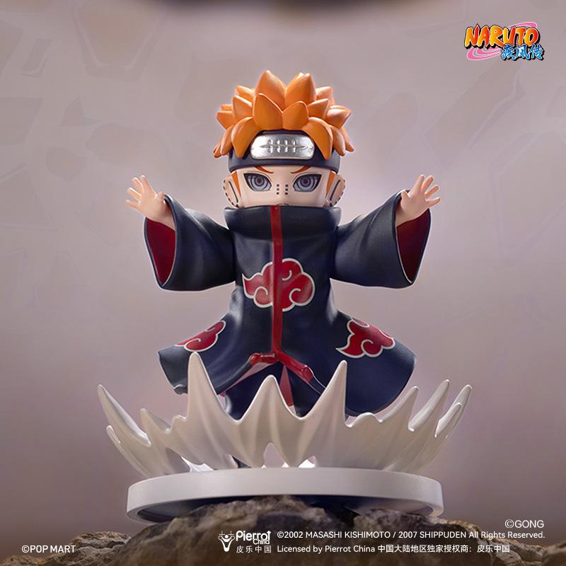 POP MART Наруто: Фигурка по мотивам серии Shippuden, тематическая битва против Акацуки, в закрытой коробке