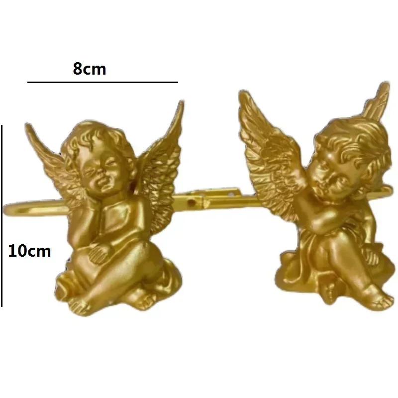 2 шт./комплект Держатели-крючки для подхватов штор Подхваты Спальня Гостиная Классический Ангел Аксессуары для декора штор Крючки для штор