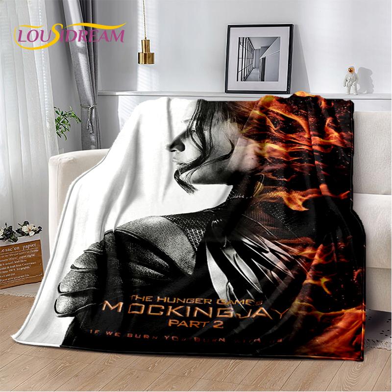 3D The Hunger Games Movie Archer Character Soft Flannel Blanket for Beds Bedroom Sofa Picnic,Throw Blanket for Cover Outdoors