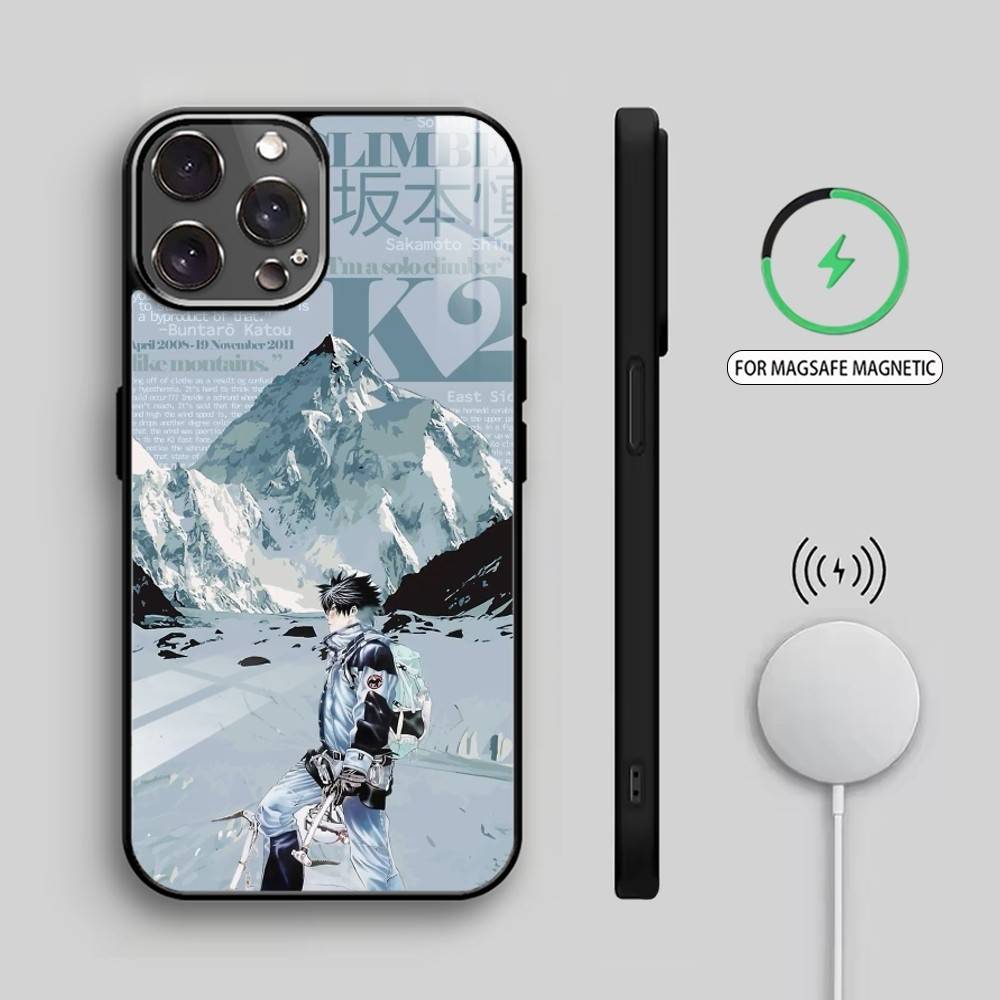 The C-Climber K-K2 Phone Case For iPhone17,16,15,14,13,12,11 Plus,Pro Max Magnetic For Magsafe Wireless Charging