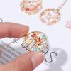 Style Retro Red-crowned Crane Pendant Metal Tassel Personality Book Clip Bookmark Pagination Mark