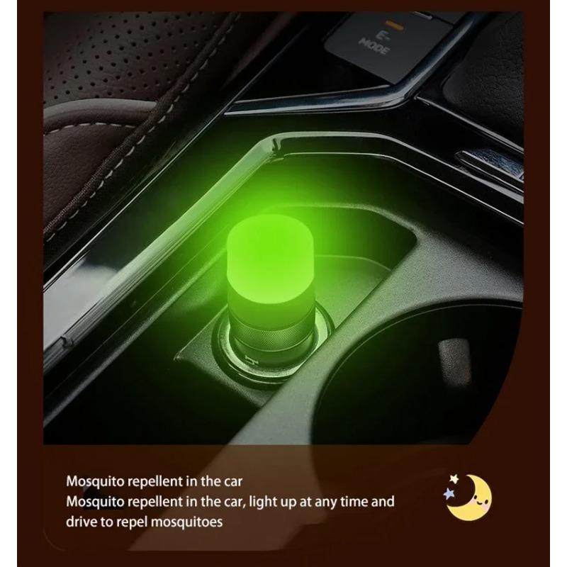 Ночник-отпугиватель комаров Светодиодный свет-отпугиватель комаров Креативный портативный USB Бесшумный для дома Спальни Мини-ночник Новый 2025