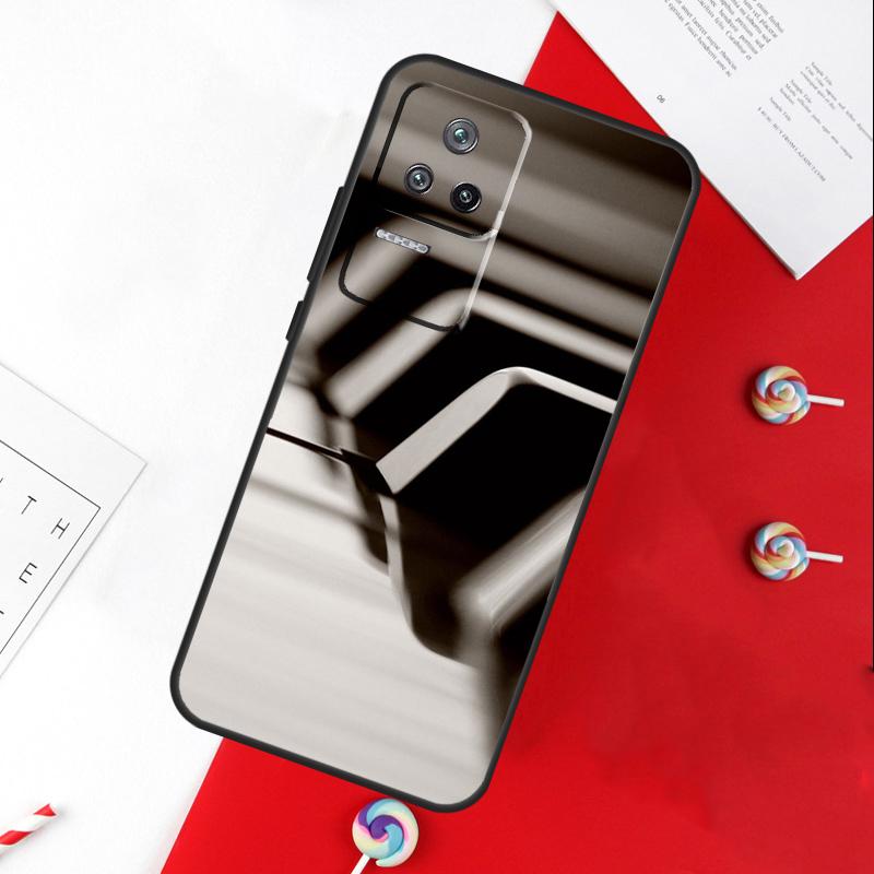 Чехол-клавиатура с дизайном клавиш пианино для Xiaomi 13T 11T 12T 14T Pro 13 14 15 Ultra POCO X7 Pro X3 X5 X6 F5 F6 M6 Pro