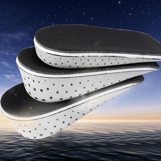 1 пара унисекс 2,3-4,3 см пены с эффектом памяти, увеличивающие высоту, вставки для половины обуви