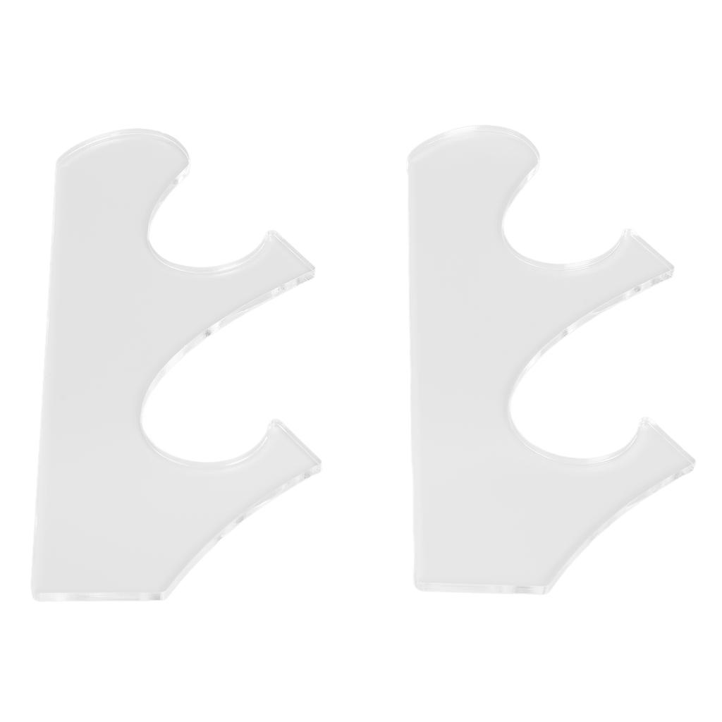 1 пара/набор многослойных винтажных подставок для мечей, стойка для меча из акрила, устойчивая к поломкам, прозрачная