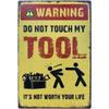 Retro Metal Remember Child Electricity Will Kill You Logo, Child Danger Warning Tin Aluminum Logo, Home School Wall Decoration