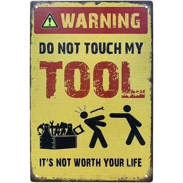 Retro Metal Remember Child Electricity Will Kill You Logo, Child Danger Warning Tin Aluminum Logo, Home School Wall Decoration
