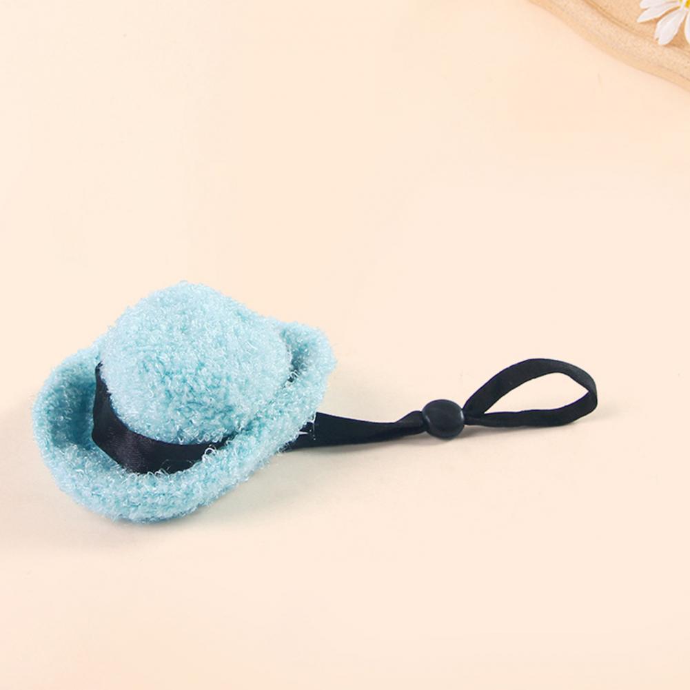 Little Pet Hat Adjustable Cowboy Pet Hat with Soft Fleece Lining for Street Photography Stylish Headgear Pet Accessory