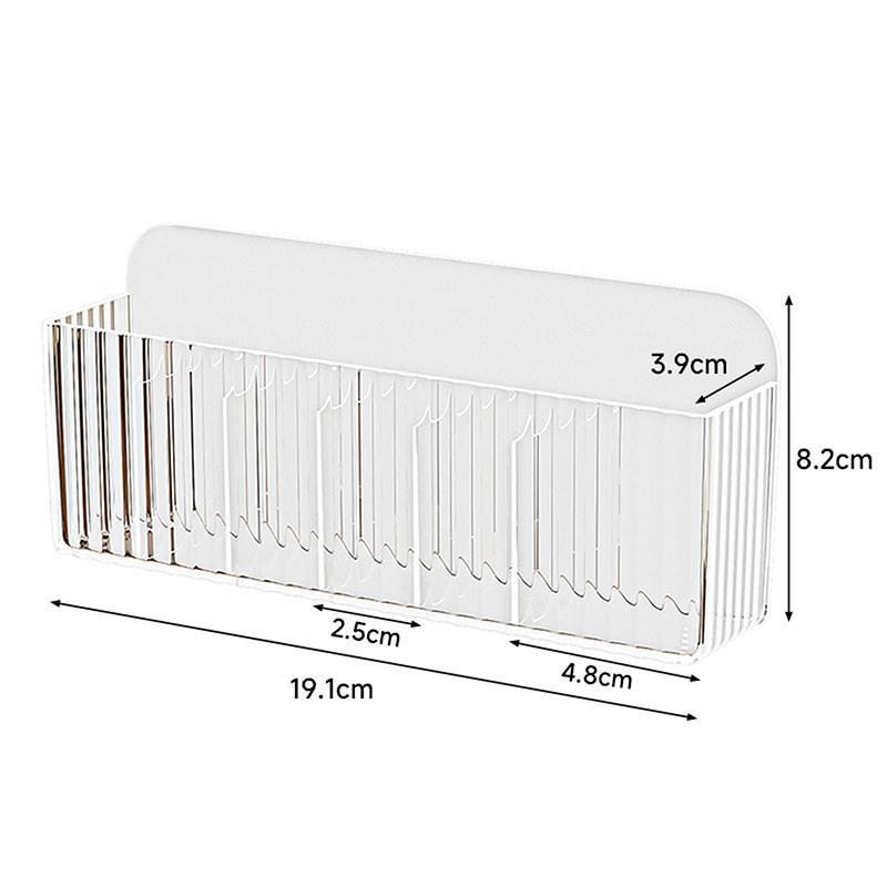 Mirror Cabinet Storage Box Punch-Free Wall-Mounted With Partitions Bathroom Mirror Cabinet Cosmetics Lipstick Mask Storage Rack