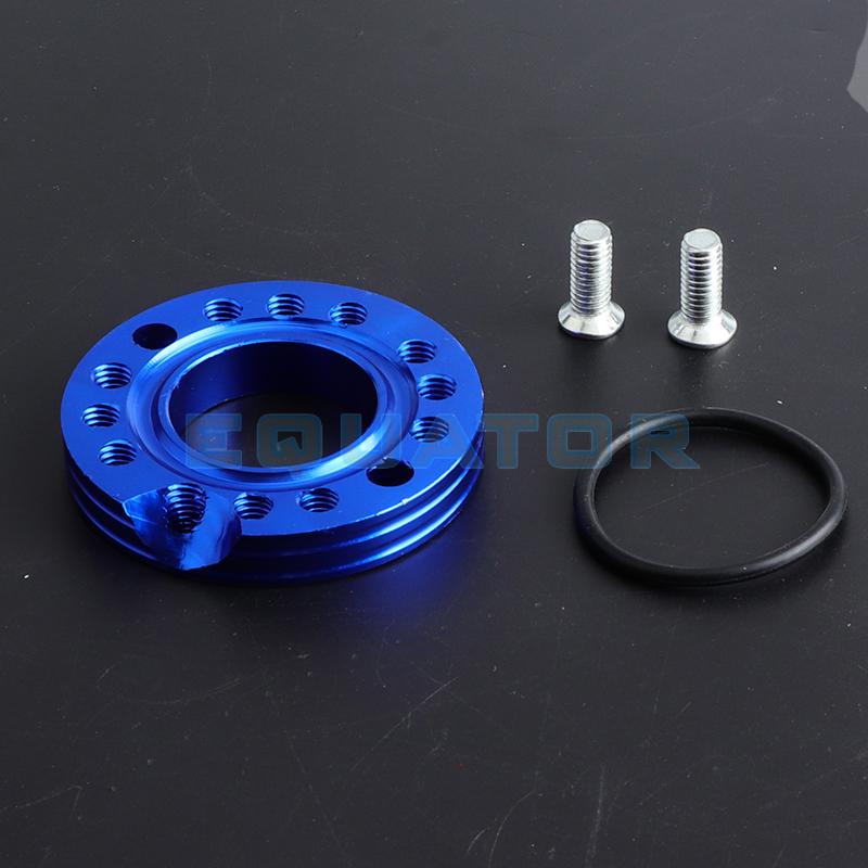 Motorcycle Parts 28mm CNC Carb Carburetor Inlet Manifold Adjuster Universal Flange Spinner Plate Adaptor For Pit Dirt Bikes