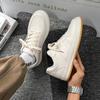 Fashion Spring Breathable Small White Board Shoes Men's 2024 New Trend Casual Sports Shoes Male Versatile Trend Leather Shoes Sneakers