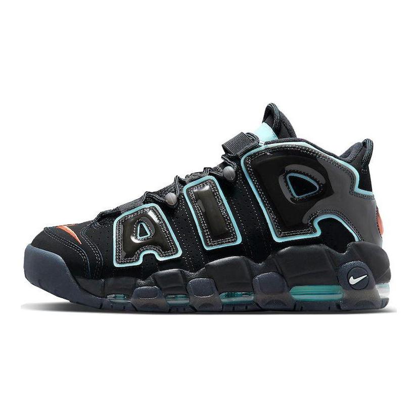 Nike Мужские кроссовки Air More Uptempo 96 Maximum Volume черные Чили-красный Glacier-Blue DJ4633-010